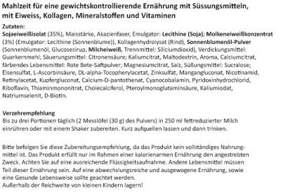 XAXX HC BODY CONTROL SHAKE WALDFRUCHT 600g = 20 Mahlzeiten