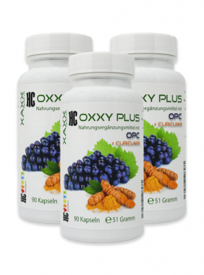 XAXX HC OXXY PLUS 3er-Set, Inhalt je 90 Stück