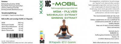 XAXX HC MOBIL MSM, 3er-Set, Inhalt je 90 Stück
