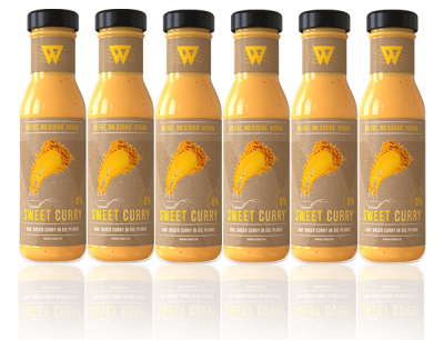6x XAXX HC WunderSauce Sweet Curry, zuckerfreie Sauce, je 250 ml