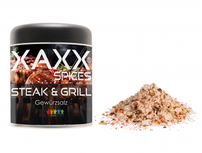 XAXX HC Gewürzsalz Steak & Grill, 100 Gramm