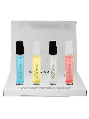 XAXX Parfum Proben Set 4 Düfte je 2 ml, Eau de Parfum Intense, Parfum Testset