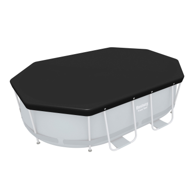 Bestway PVC-Abdeckplane 305 x 184 cm, schwarz, oval