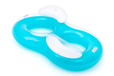 Bestway 2-Personen-Schwimmring Cool Comfort mit Rückenlehne 188 x 117 cm