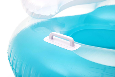 Bestway 2-Personen-Schwimmring Cool Comfort mit Rückenlehne 188 x 117 cm