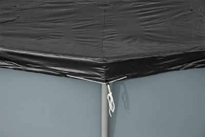 Bestway PVC-Abdeckplane 418 x 230 cm, schwarz, oval