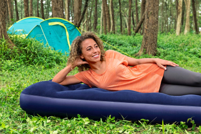 Bestway Single-Luftbett mit integrierter Fußpumpe 185 x 76 x 28 cm
