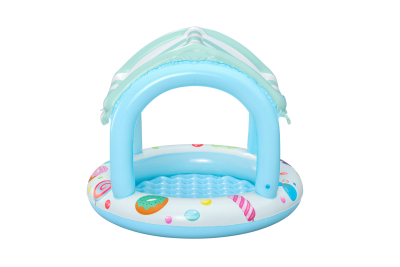 Bestway Planschbecken Sweet Shope mit Sonnenschutzdach 104 x 84 cm