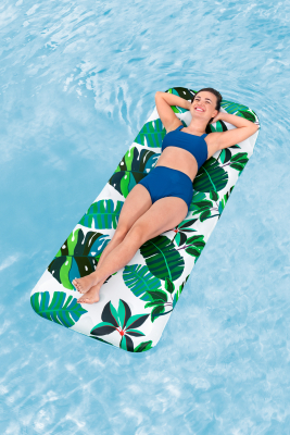 Bestway Luftmatratze Blissfull Drifter mit Textilbezug 183 x 73 cm