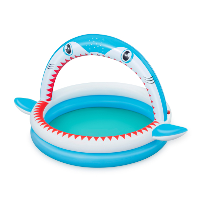 Bestway Planschbecken Sharktastic mit Wassersprinkler 163 x 127 x 92 cm