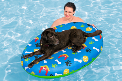 Bestway Luftmatratze Pfote für Haustiere 142 x 95 x 17 cm