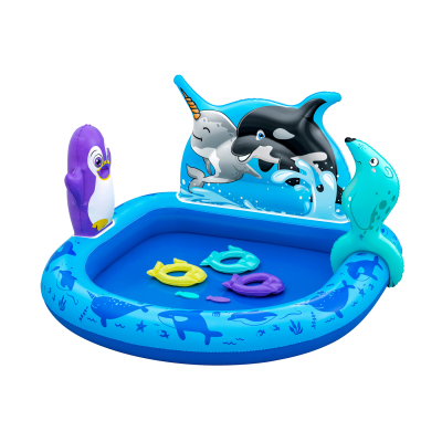 Bestway Wasserspielcenter Polar Pals 134 x 131 x 73 cm