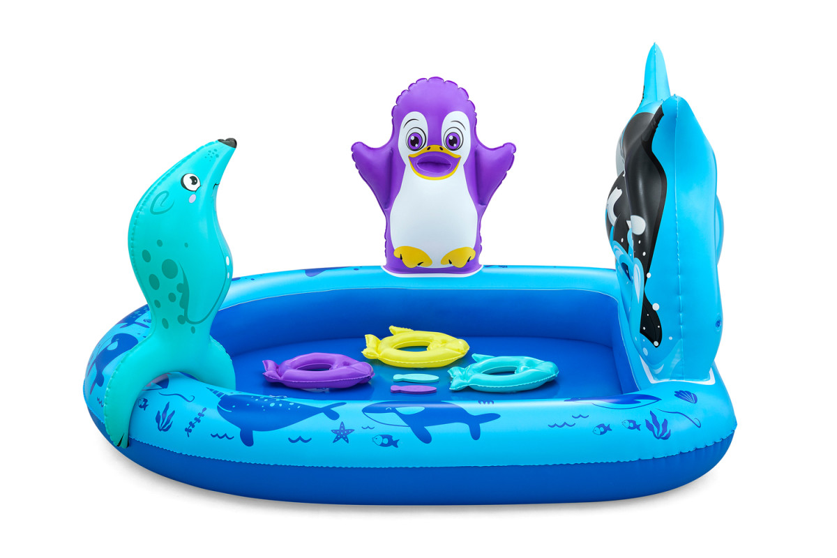 Bestway Wasserspielcenter Polar Pals 134 x 131 x 73 cm