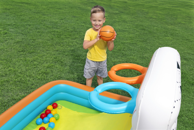 Bestway 3-in-1-Bällebad Kick n Swish 120 x 107 x 84 cm