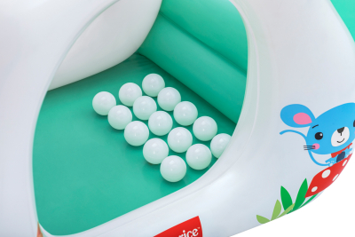 Bestway Fisher-Price Bällebad Merry Mushroom 107 x 91 x 110 cm