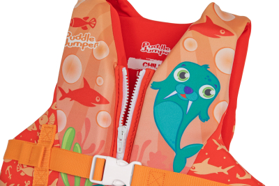 Bestway Puddle Jumper Schwimmweste Kleines Walross mit Textilbezug, 3-6 Jahre