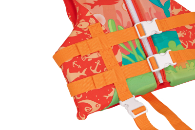 Bestway Puddle Jumper Schwimmweste Kleines Walross mit Textilbezug, 3-6 Jahre