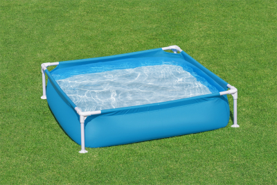 Bestway My First Frame Pool 122 x 122 x 30,5 cm, blau , eckig