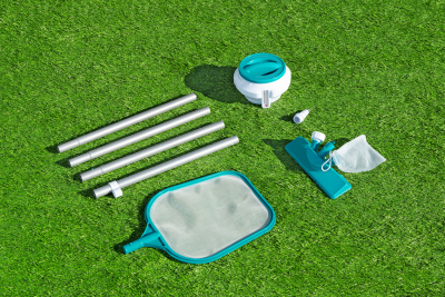 Bestway Poolpflege Komplett-Set AquaClear Deluxe für Poolgrößen bis 396 cm