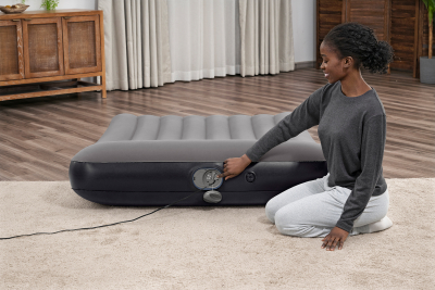 Bestway TriTech Doppelluftbett mit USB-Elektropumpe 191 x 137 x 30 cm