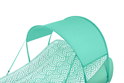 Bestway Luftmatratze Comfy Chill mit Sonnenschutzdach 178 x 102 cm