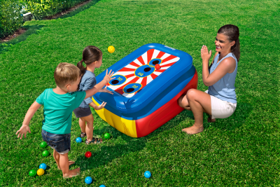 Bestway Multifunktionales Bällebad Flip n Toss 110 x 81 x 140 / 62 cm
