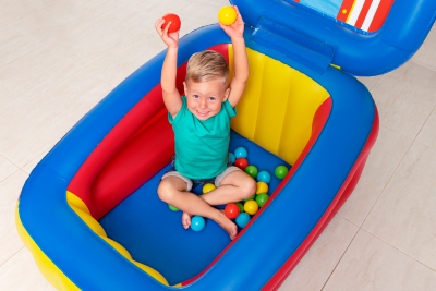 Bestway Multifunktionales Bällebad Flip n Toss 110 x 81 x 140 / 62 cm