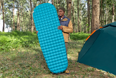 Bestway aufblasbare Single-XL-Isomatte AlpineLite für Mumienschlafsäcke 183 x 63,5 x 7,5 cm