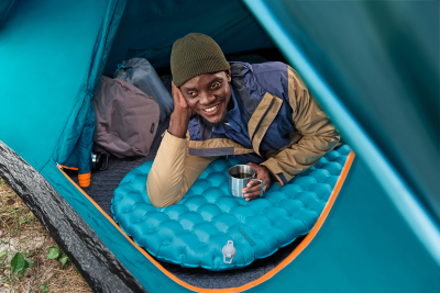 Bestway aufblasbare Single-XL-Isomatte AlpineLite für Mumienschlafsäcke 183 x 63,5 x 7,5 cm