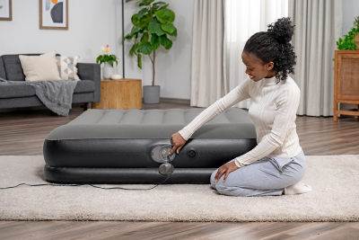 Bestway TriTech Doppelluftbett mit USB-Elektropumpe 203 x 152 x 36 cm