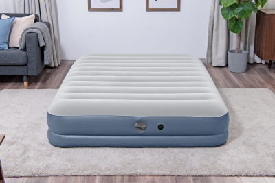 Bestway TriTech Doppelluftbett mit mobiler, akkubetriebener Elektropumpe 203 x 152 x 36 cm