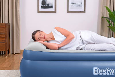 Bestway TriTech Doppelluftbett mit integrierter Elektropumpe 203 x 152 x 56 cm