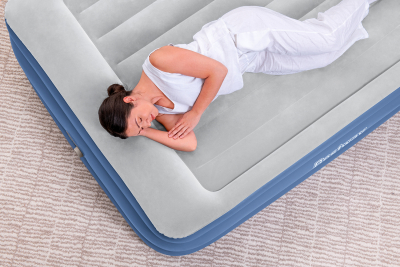 Bestway TriTech Doppelluftbett mit integrierter Elektropumpe 203 x 152 x 56 cm