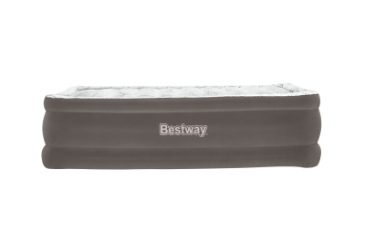 Bestway TriTech Doppelluftbett Fashion Flock mit integrierter Elektropumpe 203 x 152 x 56 cm