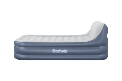 Bestway TriTech Doppelluftbett SleekFlow mit Kopfteil & integrierter Elektropumpe 226 x 152 x 84 cm