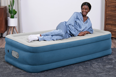 Bestway AlwayzAire Single-Luftbett mit integrierter Doppelpumpe 191 x 97 x 46 cm
