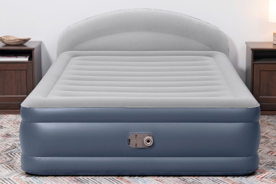 Bestway TriTech Doppelluftbett mit integrierter Elektropumpe & Kopfteil LoungeLux 229 x 152 x 84 cm