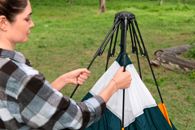 Bestway 4-Personen-Zelt Alpine Dome mit SwiftClick -System 350 x 240 x 138 cm