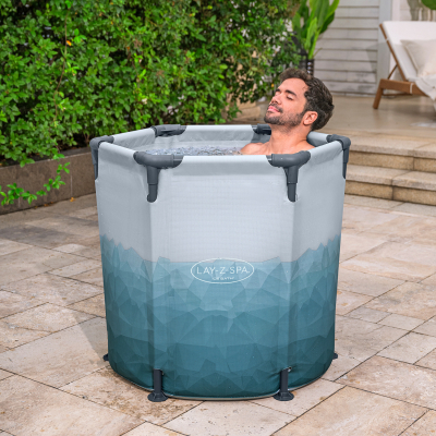Bestway LAY-Z-SPA Eisbad Glacial Dip mit Filterpumpe Durchm. 90 x 80 cm, rund
