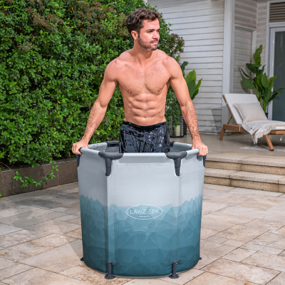 Bestway LAY-Z-SPA Eisbad Glacial Dip mit Filterpumpe Durchm. 90 x 80 cm, rund