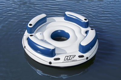 Bestway Hydro Force 4-Personen-Badeinsel Lazy Dayz Durchmesser 256 cm