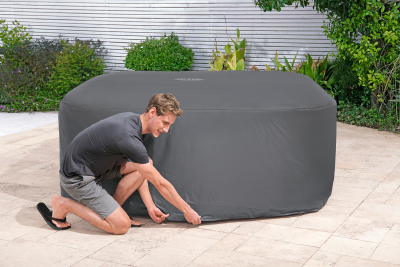 Bestway LAY-Z-SPA Xtras EnergySense Plus Thermo-Komplettabdeckung 201 x 201 x 80 cm, eckig