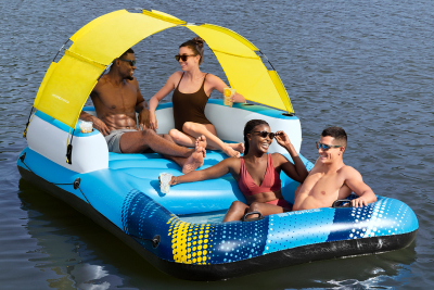 Bestway Hydro Force 4-Personen-Badeinsel Summer Oasis 320 x 198 cm