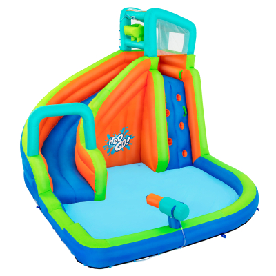 Bestway H2OGO! Mega-Wasserpark Turborutsche mit Dauergebläse 365 x 320 x 270 cm