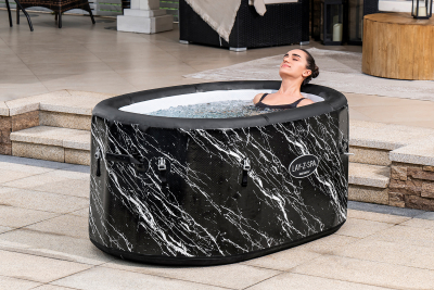 Bestway LAY-Z-SPA FortiFiber Eisbad Glacial Dip mit Filterpumpe 152 x 92 x 71 cm