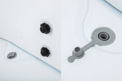 Bestway LAY-Z-SPA FortiFiber Eisbad Glacial Dip mit Filterpumpe 152 x 92 x 71 cm