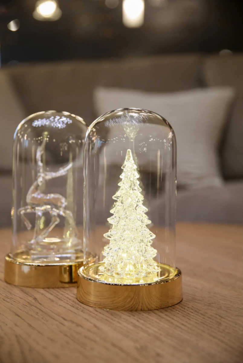 Markslöjd LED-Glocke Tannenbaum, ISLA, 2 warmweiße LEDs