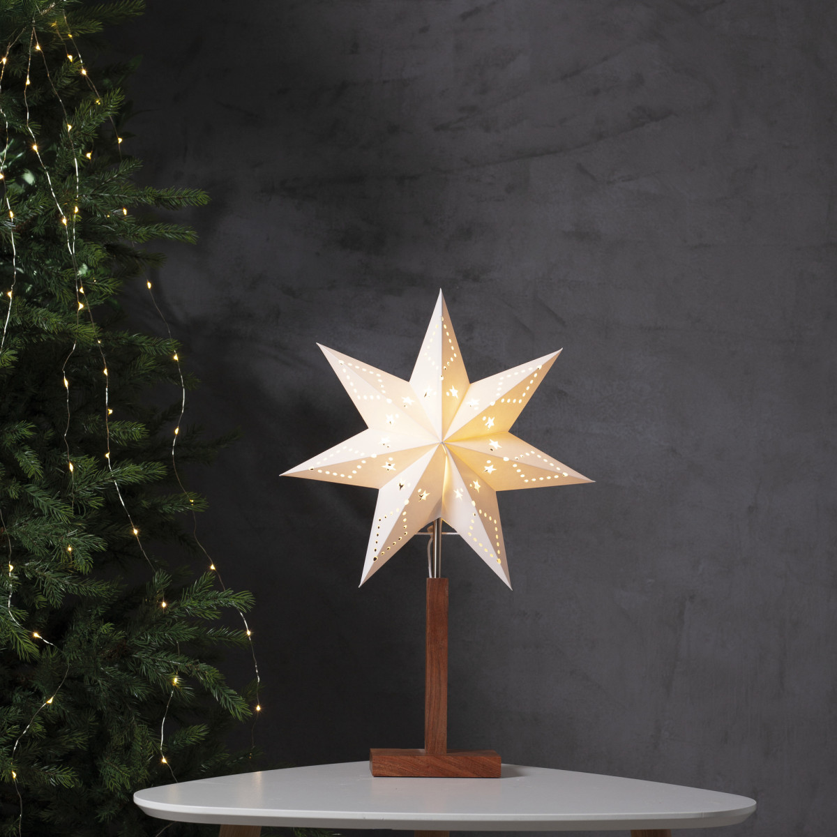 Star Weihnachtsstern, KARO MINI, 1 x E14/25W, Höhe 70 cm