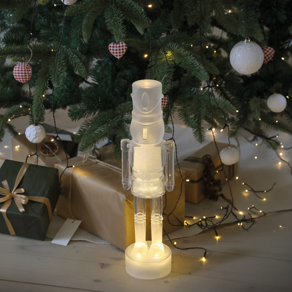 Markslöjd Nussknacker DOUGLAS, 3 warmweiße LEDs