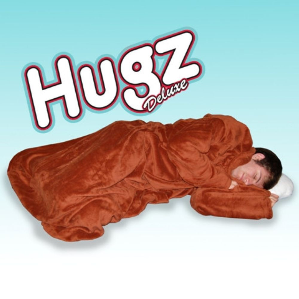 Hugz Deluxe Kuscheldecke Decke Wolldecke mit Ärmeln